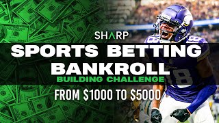 Geek's Sports Betting Bankroll Building Challenge | From $1000 to $5000 | Day 9 | Currently $1746