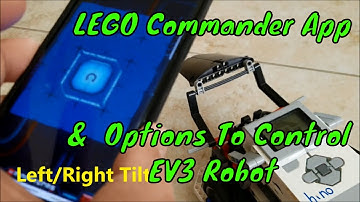 "The LEGO Commander App & Options To Control Your EV3 Robot"