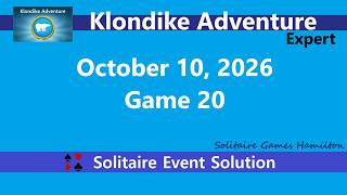 Klondike Adventure Game #20 | October 10, 2026 Event | Expert screenshot 4