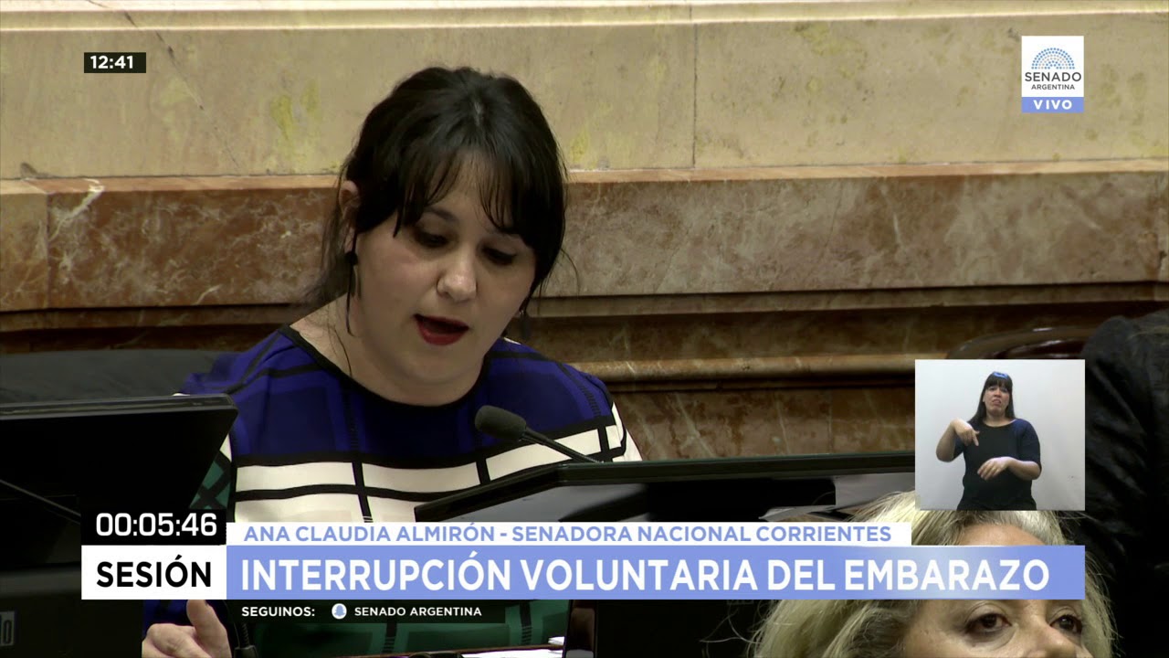 IVE SENADORA ANA CLAUDIA ALMIRÓN 08-08-18 senador kahulugan