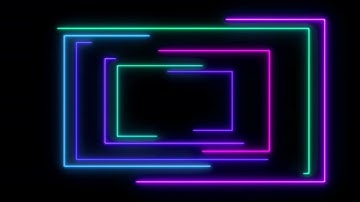 Neon Lighting Border Template For Avee Player And Kinemaster App2020/Neon Light Frame Glowing Border