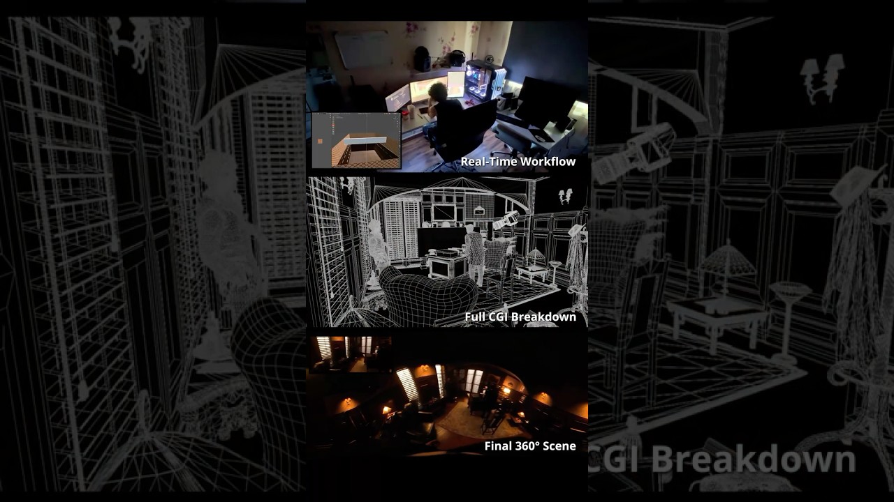 The Godfather Office - CGI breakdown #cgi #vr #godfather