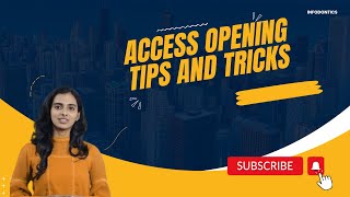 Tips and Tricks in Endodontic Access Opening | INFODONTICS |  Dr  Niya