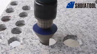 Shdiatool Diamond Milling Chamfer Finger Bits Porcelain Ceramic Tile Marble Hole Saw Hexagonal Shank