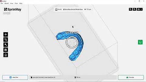 Preparing STL files for model printing with RayWar...