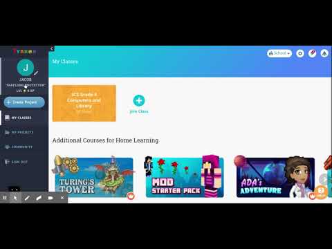 Tynker Login Tutorial