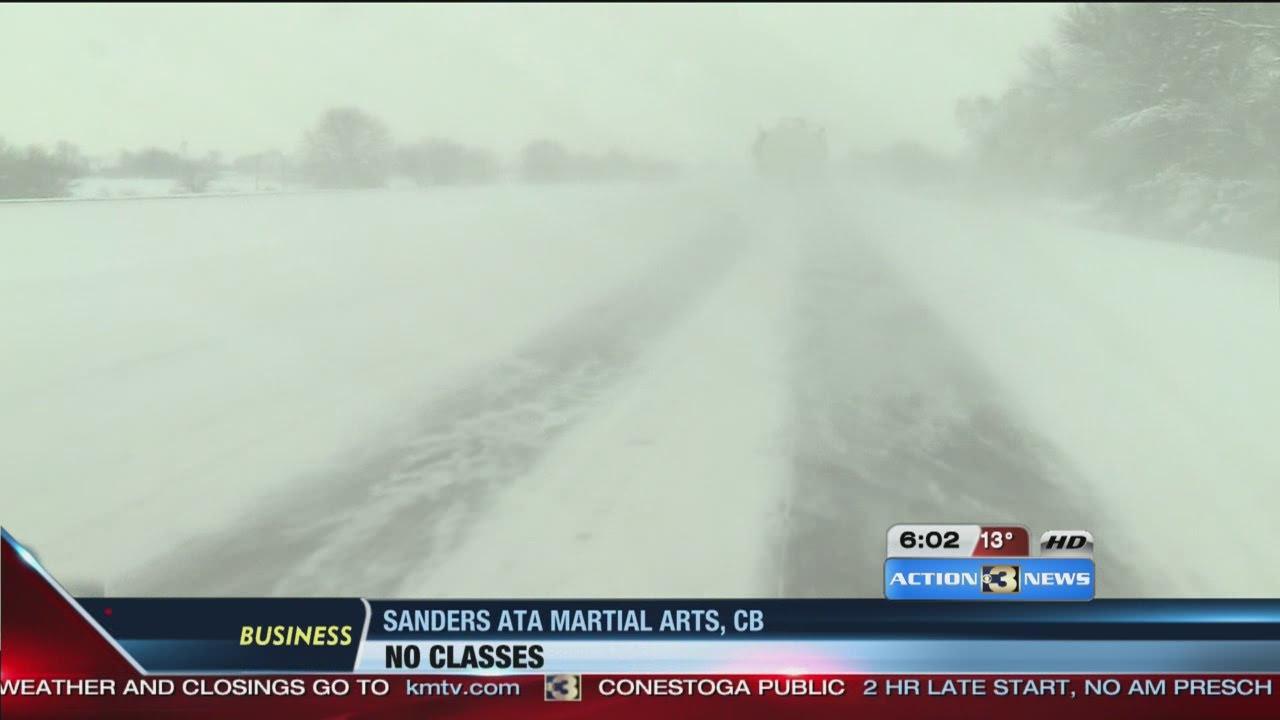 South of Omaha road conditions worsened YouTube