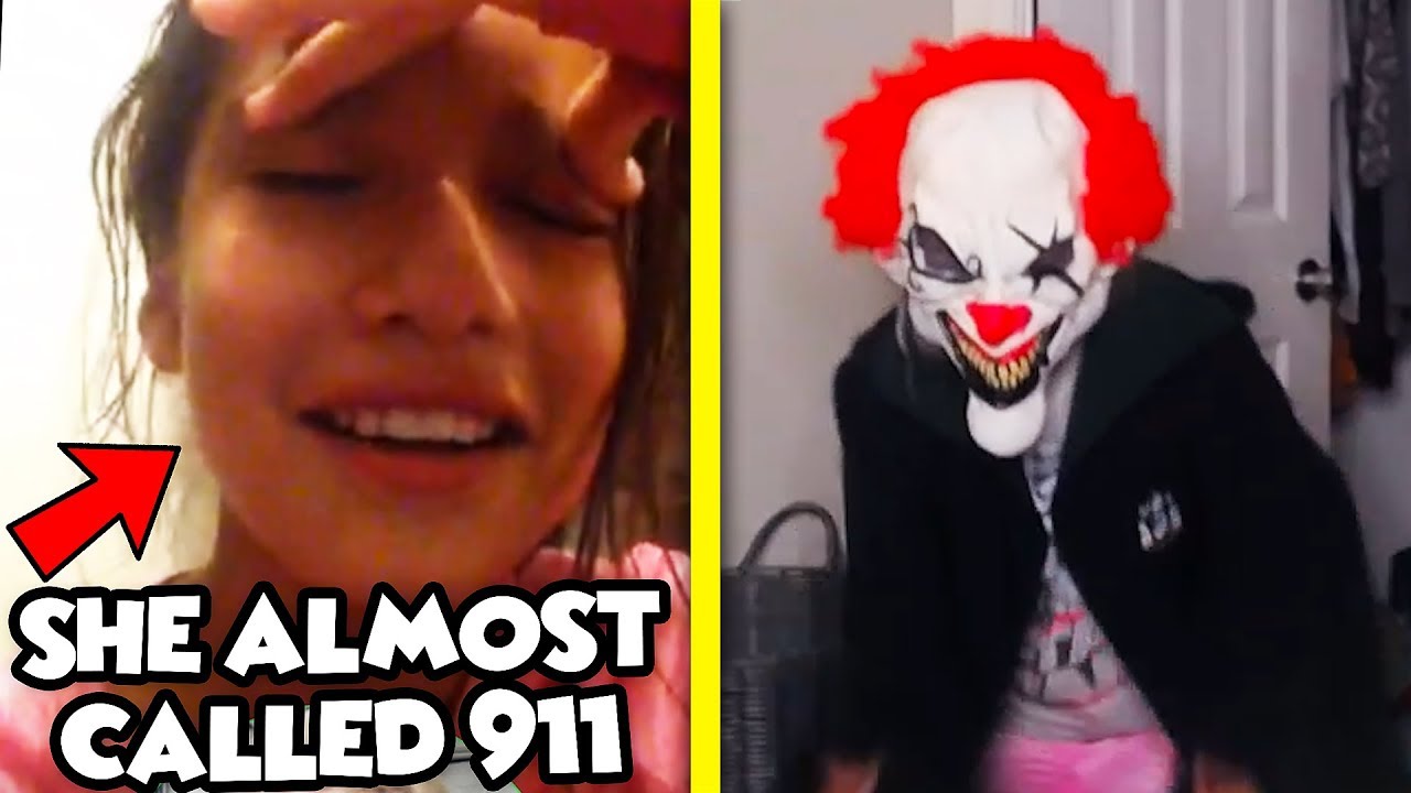 Scary Clown Prank On Fans Goes Wrong... 