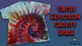 Circus Explosion Ice Dyed Gravity Spiral