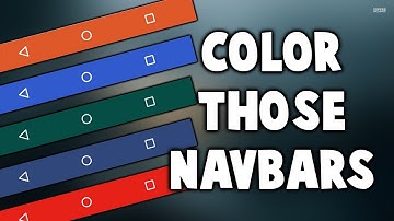 NAVBAR APPS - COLOR NAVBAR WITHOUT ROOT