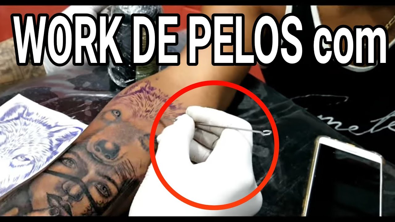 Como TATUAR PELOS,Com Técnicas  específicas (9MG e 5rl)