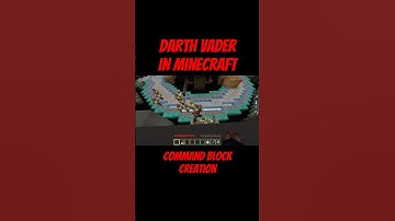 Darth Vader in Minecraft! #minecraft #starwars #commandblock #darthvader #force #gaming