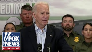 Biden admits it's 'time to act' while speaking at southern border visit