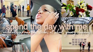 A Day at School with  me  (Strikes, Architecture Excursion and  Grocery Shopping) | Vlog