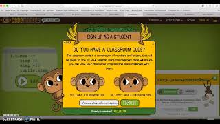 Joining CodeMonkey