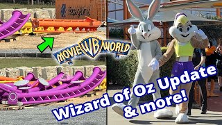 Movie World Gold Coast | Big Wizard of Oz Coaster News, DC Rivals Repaint & more!