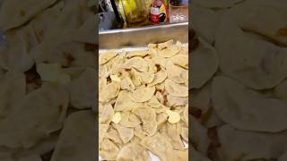Лепим вареники #dinner #dumplings #pasta #вареники #ужин