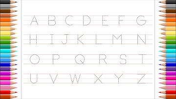 Learn Alphabet a to z  - Coloring  and Drawing for kids - Let