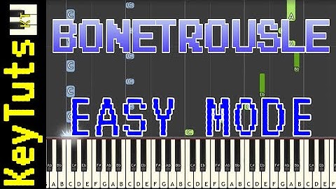Learn to Play Bonetrousle from Undertale - Easy Mode