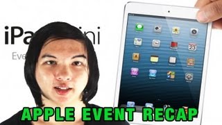 Apple Event iPad Mini Event Recap New Macbook Pro Retina and More