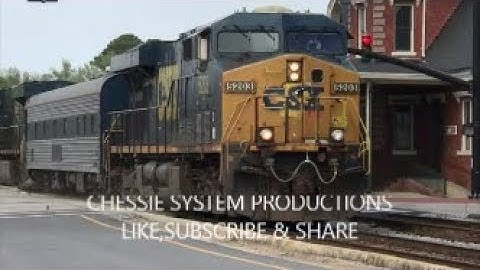 [CSXT]5203 ES40DC [Technical Research Car][CSXT]5221 ES40DC Leads W948-13 & Loud 1st Gen K5HL Fay NC