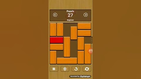 Unblock me Walkthrough level 27 beginner