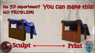 How to model a Market Stall - Newbie Friendly!