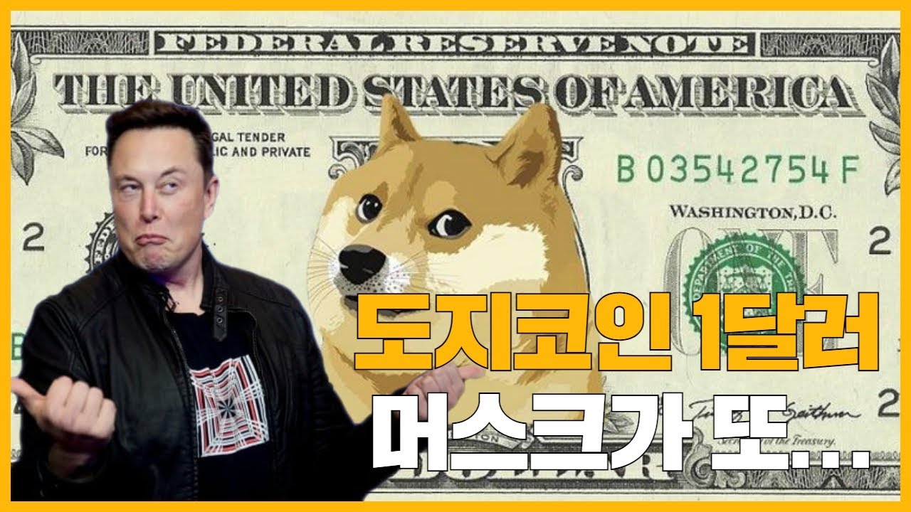 도지코인 1달러? 일론 머스크 장난질? 국민의소리TV 윤소윤기자