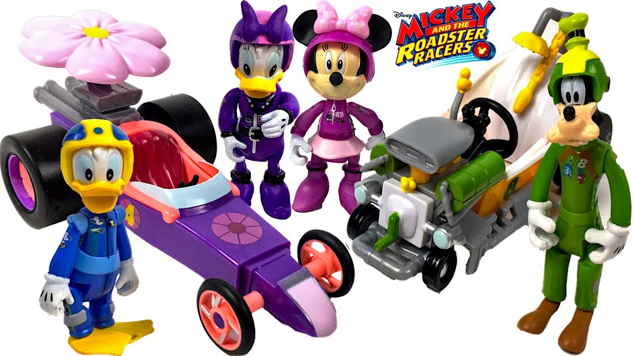 Disney Goofy Transforming Pullback Racer Mickey The Roadster Racers 