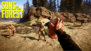 SONS OF THE FOREST - MULTIPLAYER | Base Building, Co-Op Survival & Brutal Combat FIRST LOOK Gameplay