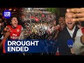 22 YEARS IN THE MAKING: Arsenal fans celebrate club's Premier League win | 9 News Australia