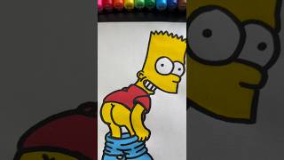 Simpson💛💛💛 #art #drawing #simpson #posca #shorts #viral