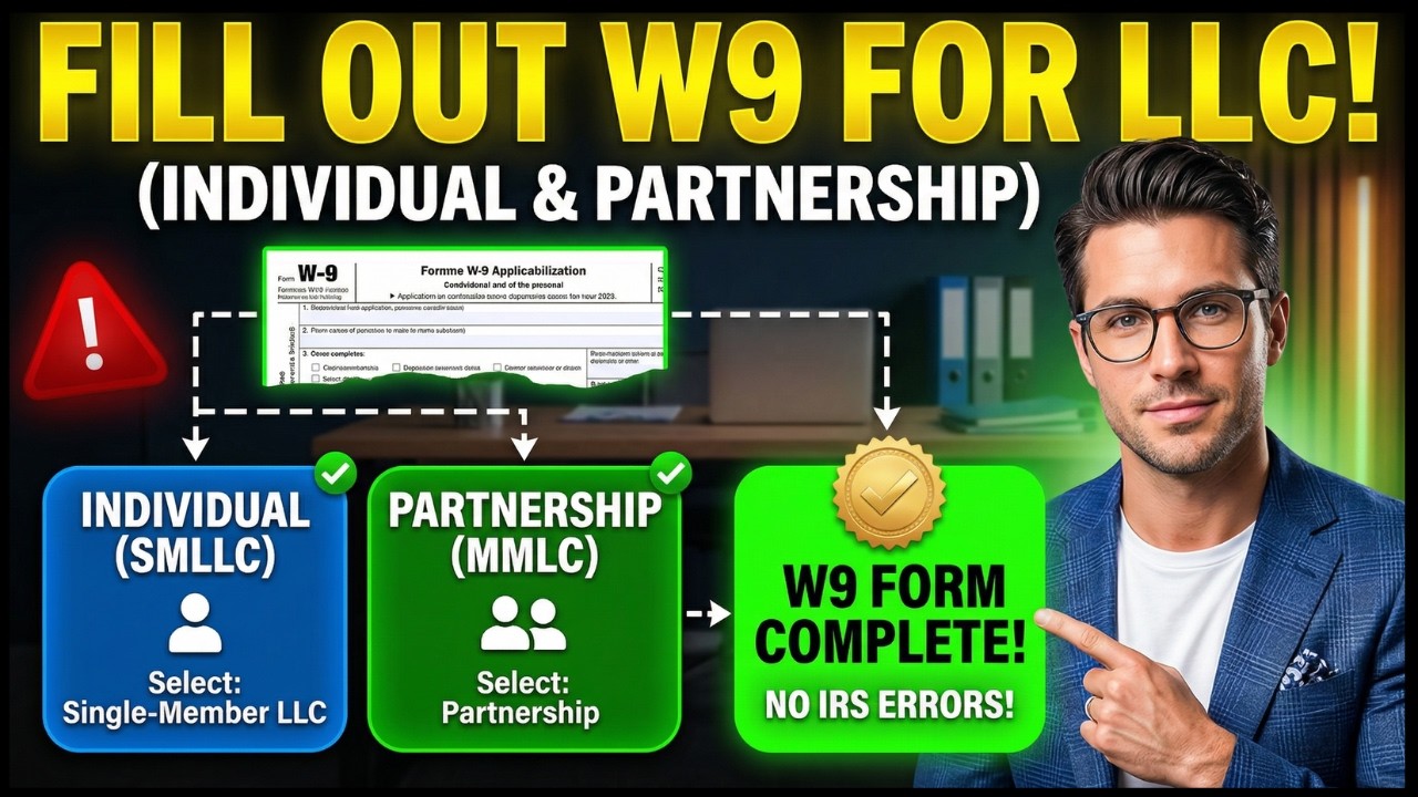 How To Fill Out W9 Form For LLC (Individual & Partnership) Step By Step Guide in 2026