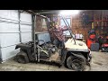 First Start on $225 Seized, Rusted Out Kawasaki Mule (Part 3)