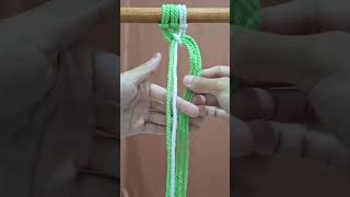 6 Strand Wave knot #diy #knot #macrame
