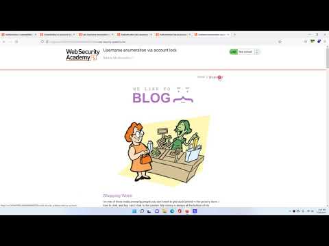 Username enumeration via account lock | Portswigger Web Academy