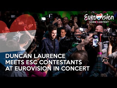 Duncan Laurence meets ESC contestants at Eurovision in Concert | TeamDuncan