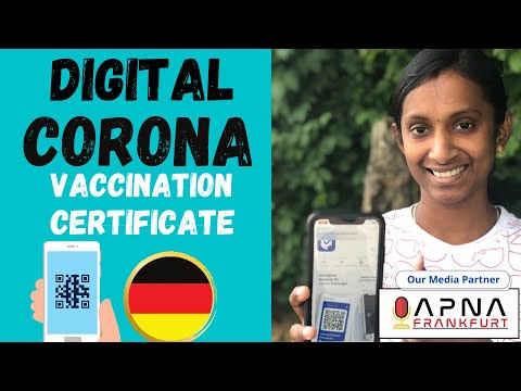 COVPASS DIGITAL CORONA VACCINATION CERTIFICATE in GERMANY - IMPFPASS - ENGLISH