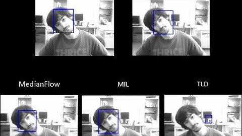 OpenCV Visual Tracking - BOOSTING, KCF, MEDIANFLOW, MIL, TLD