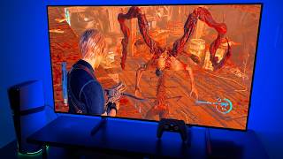 Samsung S90F Oled + Resident Evil 4 Remake (PS5 Pro Gameplay) PSSR 2 4K HDR 120Hz