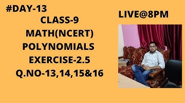 polynomials! exercise 2.5 class 9 maths! class 9 maths chapter 2! cbse !ncert