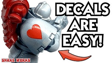 HOW To Apply DECALS To Miniatures and Model Kits