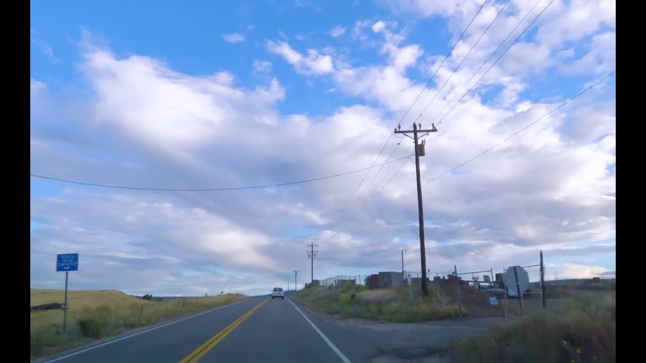 Hwy 85 Drive Sedalia to Castle Rock – Blue Sky Evening Cybertruck POV (September 2025)