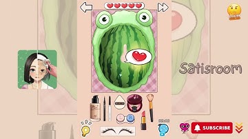 Satisroom: Perfectly Organize Level 3 - Watermelon makeup - Gameplay walkthrough