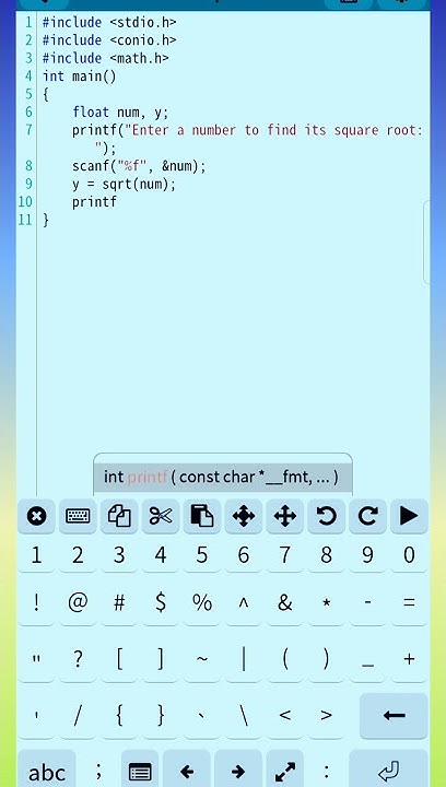 🔥 To find Square Root of any number using sqrt math function 🔥 in C ...