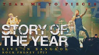 Tear Me To Pieces | Story Of The Year | Live in Bangkok | Rock Frenzy 2023 | iPhone 4K/60