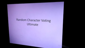Random Character Voting Ultimate 1