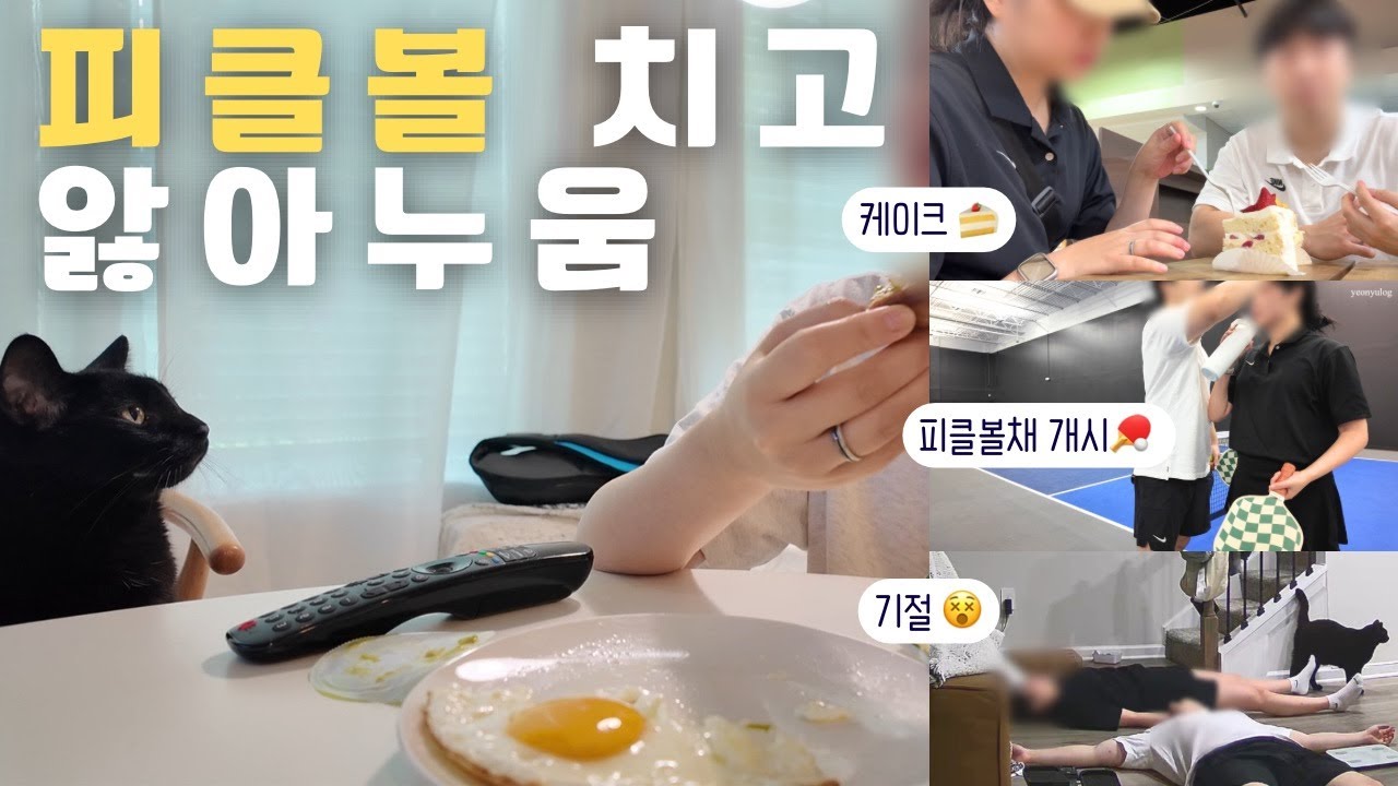 (🇺🇸) 피클볼이 이렇게 위험한 운동이였다 | 메가마트 연어 & 케이크 | 집밥 | 코스트코 장보기