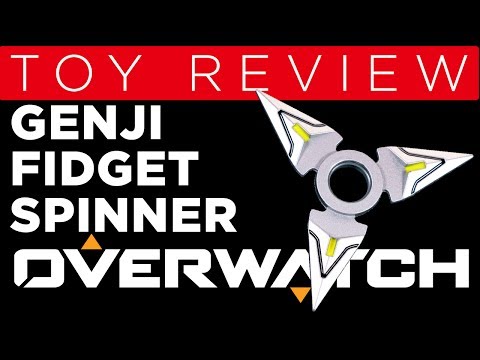 🏥🔥 I NEED HEALING!!1! OVERWATCH GENJI FIDGET SPINNER REVIEW in 4K