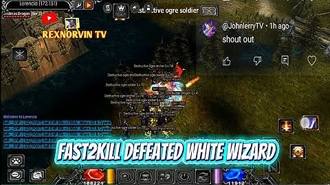 FasT2KilL Defeated white wizard | DevilzMU |@rexnorvinTV 